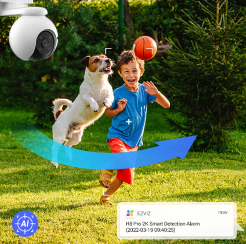Cámara PT WiFi / 3 Megapixel (2K) / CS-H8-2K