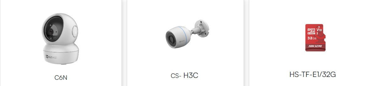 Kit de cámaras WiFi / C6N-CSH3C/KM1