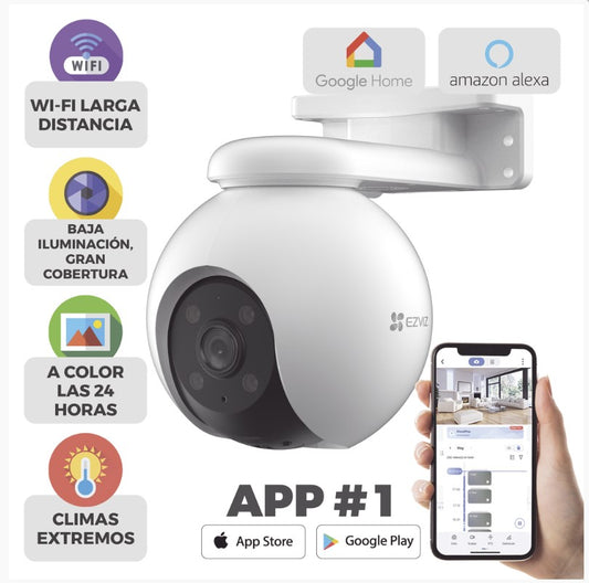 PT WiFi / (3K) 5MP / Visión 360° / CS-H8-3K